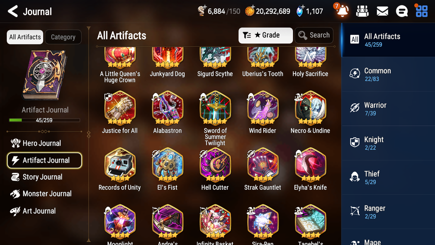 [GLOBAL] [INSTANT] Epic 7 Seven 1ML 1LIM Last Rider Krau Dizzy + ML Mystics pulls + 20 Speed Aged Starter Account-Mobile Games Starter