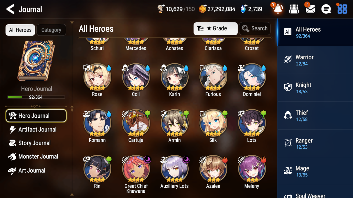 [GLOBAL] [INSTANT] Epic 7 Seven 1ML 2LIM Ambitious Tywin Diene Baiken + ML pulls Mystics + 20 Speed Aged Starter Account-Mobile Games Starter