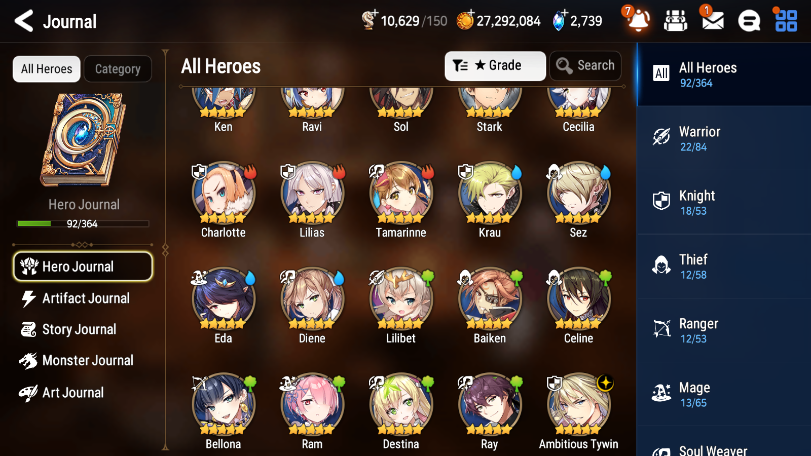 [GLOBAL] [INSTANT] Epic 7 Seven 1ML 2LIM Ambitious Tywin Diene Baiken + ML pulls Mystics + 20 Speed Aged Starter Account-Mobile Games Starter
