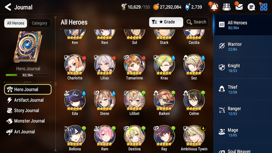 [GLOBAL] [INSTANT] Epic 7 Seven 1ML 2LIM Ambitious Tywin Diene Baiken + ML pulls Mystics + 20 Speed Aged Starter Account-Mobile Games Starter