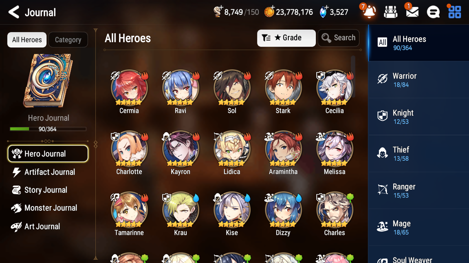 [GLOBAL] [INSTANT] Epic 7 Seven 1ML 2LIM Astromancer Elena Dizzy Baiken + ML pulls Mystics + 20 Speed Aged Starter Account-Mobile Games Starter