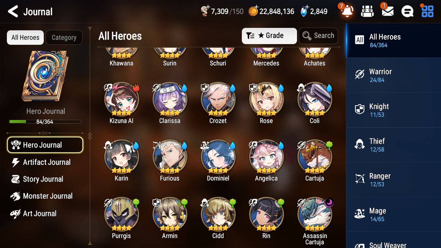 [GLOBAL] [INSTANT] Epic 7 Seven 1ML 2LIM Blood Moon Haste Dizzy Fairytale Tenebria + ML Mystics pulls + 20 Speed Aged Starter Account-Mobile Games Starter