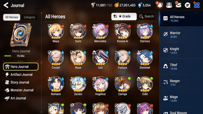 [GLOBAL] [INSTANT] Epic 7 Seven 1ML 2LIM Dragon Bride Senya Diene Rem + ML pulls + 20 Speed Starter Account-Mobile Games Starter