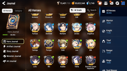 [GLOBAL] [INSTANT] Epic 7 Seven 1ML 2LIM Eternal Wanderer Ludwig Seaside Bellona Cerise + ML Mystics pulls + 20 Speed Aged Starter Account-Mobile Games Starter