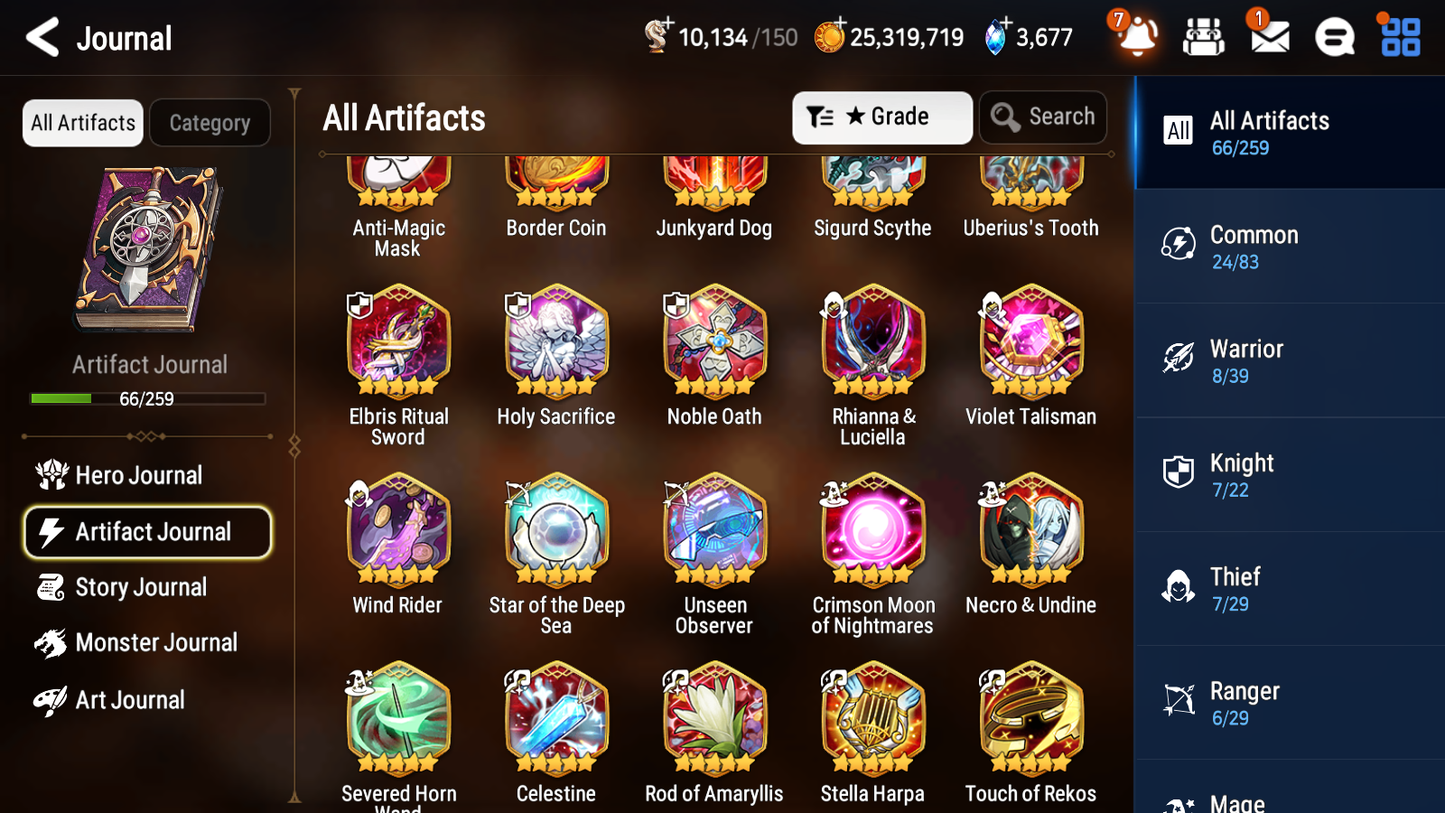 [GLOBAL] [INSTANT] Epic 7 Seven 1ML 2LIM Harsetti Luna + ML pulls Mystics + 20 Speed Aged Starter Account-Mobile Games Starter