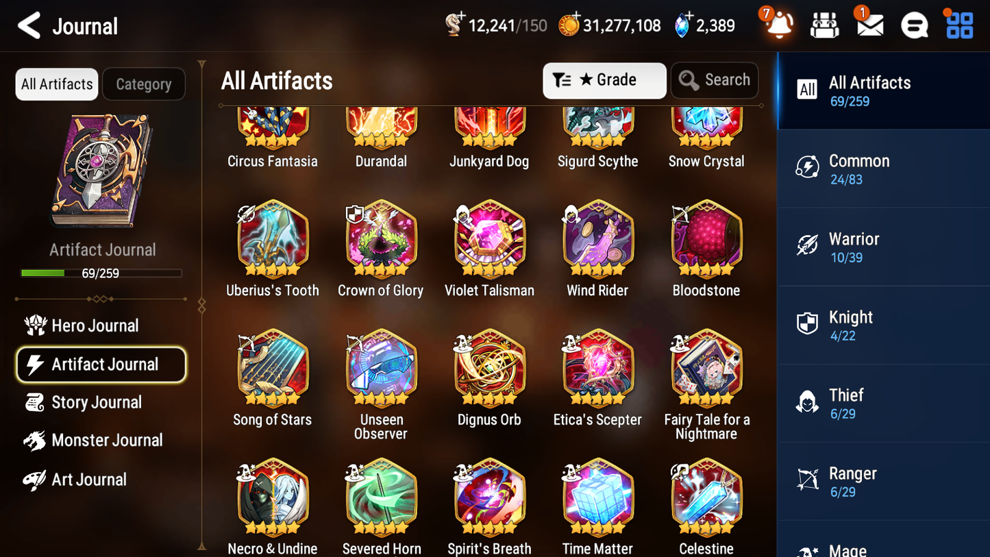 [GLOBAL] [INSTANT] Epic 7 Seven 1ML 2LIM New Moon Luna Seaside Bellona Luna double + ML Mystics pulls + 20 Speed Aged Starter Account-Mobile Games Starter