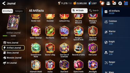 [GLOBAL] [INSTANT] Epic 7 Seven 1ML 2LIM Operator Sigret Dizzy Baiken + ML pulls Mystics + 20 Speed Aged Starter Account-Mobile Games Starter
