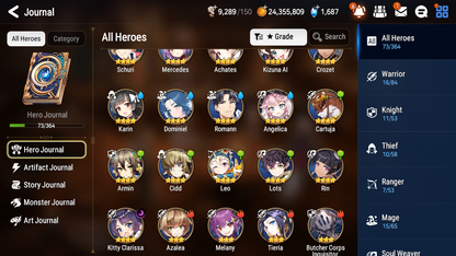 [GLOBAL] [INSTANT] Epic 7 Seven 1ML 3LIM Blood Moon Haste Rem Cerise Baiken + ML pulls + 20 Speed Starter Account-Mobile Games Starter