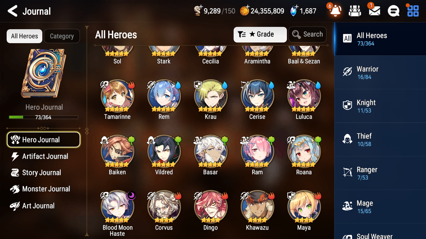 [GLOBAL] [INSTANT] Epic 7 Seven 1ML 3LIM Blood Moon Haste Rem Cerise Baiken + ML pulls + 20 Speed Starter Account-Mobile Games Starter