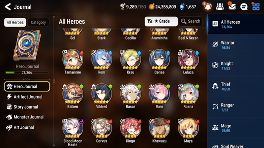 [GLOBAL] [INSTANT] Epic 7 Seven 1ML 3LIM Blood Moon Haste Rem Cerise Baiken + ML pulls + 20 Speed Starter Account-Mobile Games Starter