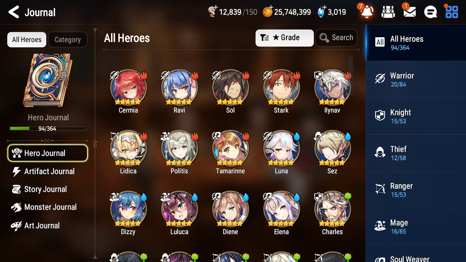 [GLOBAL] [INSTANT] Epic 7 Seven 1ML 3LIM Conqueror Lilias Dizzy Luna Diene+ ML pulls Mystics+20 Speed Starter Account-Mobile Games Starter
