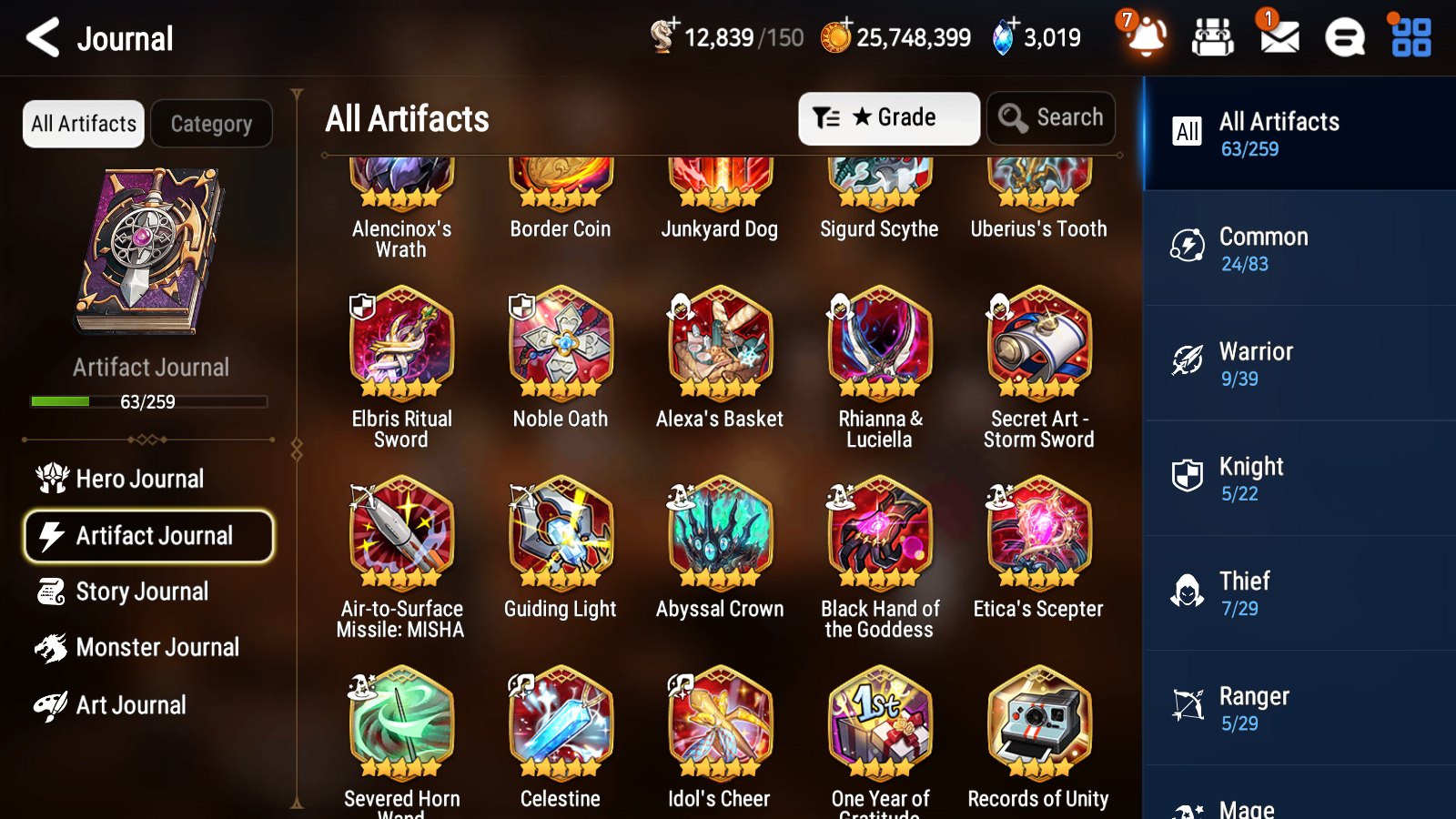 [GLOBAL] [INSTANT] Epic 7 Seven 1ML 3LIM Conqueror Lilias Dizzy Luna Diene+ ML pulls Mystics+20 Speed Starter Account-Mobile Games Starter