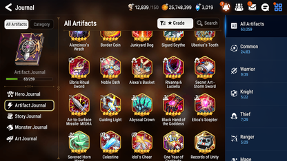 [GLOBAL] [INSTANT] Epic 7 Seven 1ML 3LIM Conqueror Lilias Dizzy Luna Diene+ ML pulls Mystics+20 Speed Starter Account-Mobile Games Starter