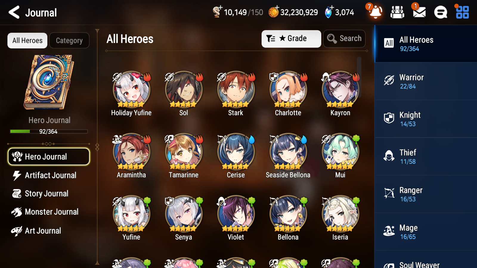 [GLOBAL] [INSTANT] Epic 7 Seven 1ML 3LIM Conqueror Lilias Seaside Bellona Cerise Holiday Yufine + ML Mystics pulls + 20 Speed Aged Starter Account-Mobile Games Starter