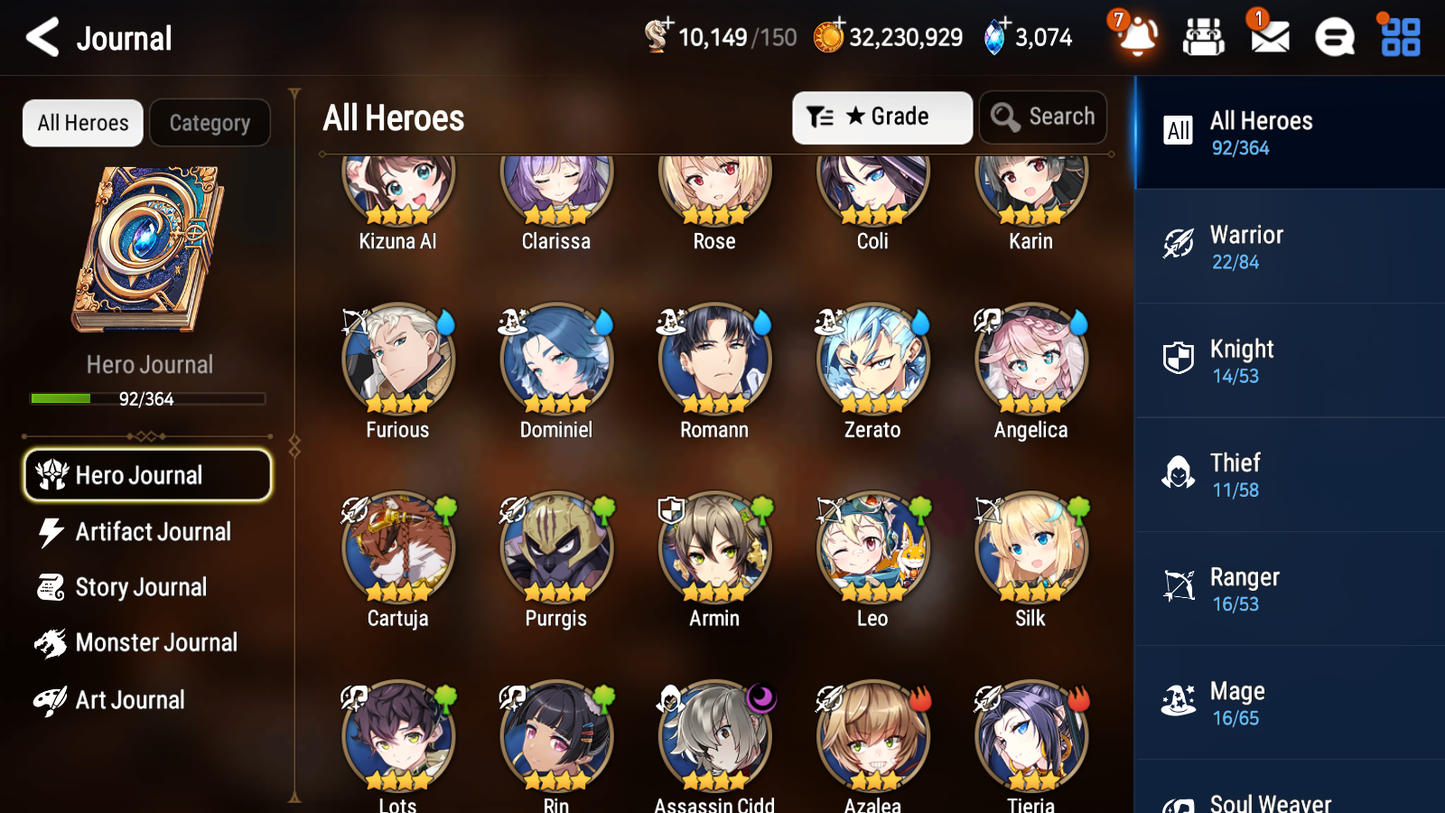 [GLOBAL] [INSTANT] Epic 7 Seven 1ML 3LIM Conqueror Lilias Seaside Bellona Cerise Holiday Yufine + ML Mystics pulls + 20 Speed Aged Starter Account-Mobile Games Starter