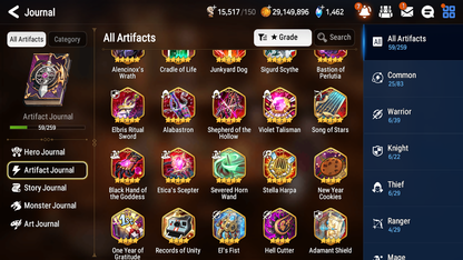 [GLOBAL] [INSTANT] Epic 7 Seven 1ML 3LIM Designer Lilibet Diene Cerise Luna + ML Mystics pulls + 20 Speed Aged Starter Account-Mobile Games Starter