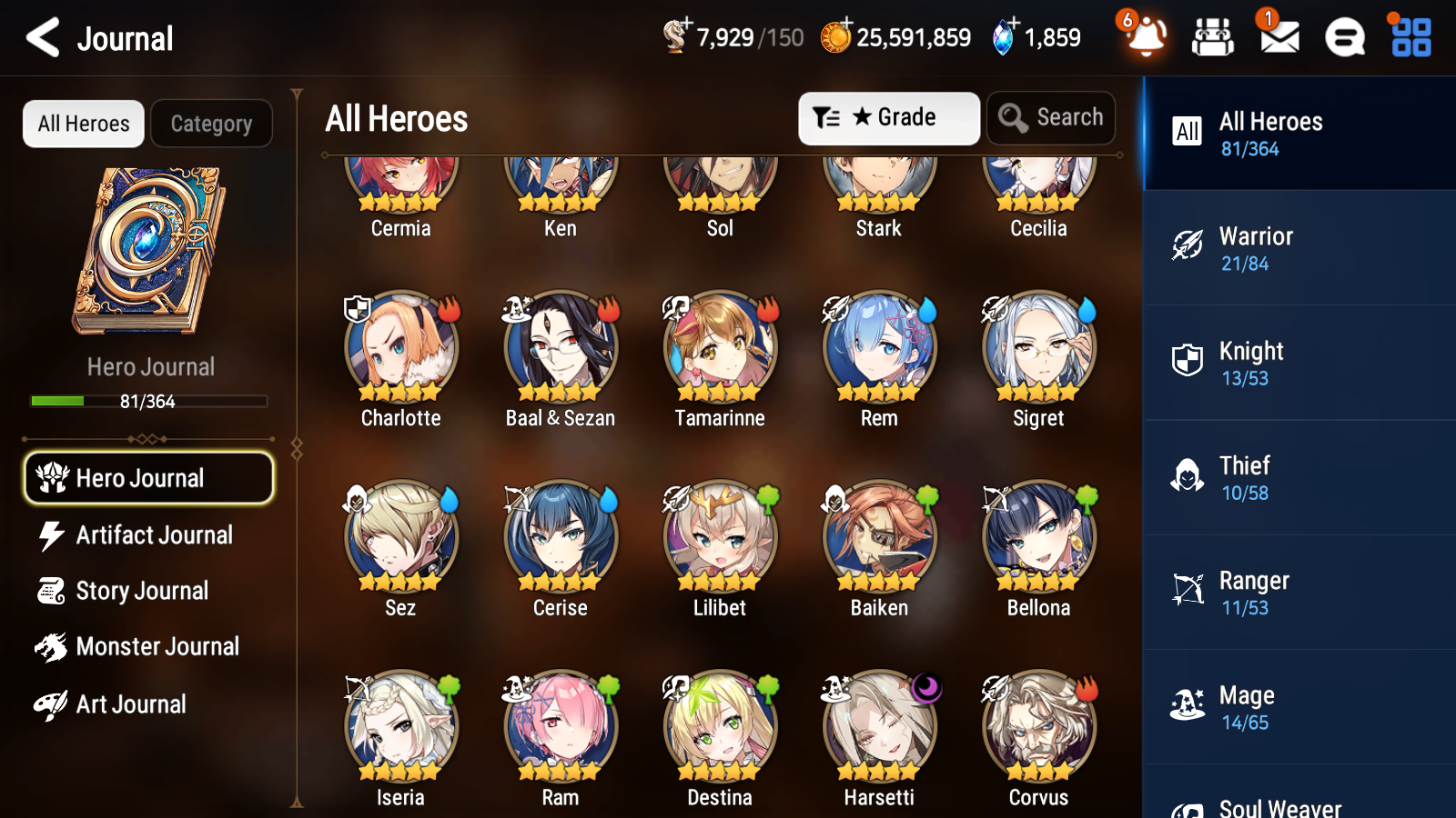 [GLOBAL] [INSTANT] Epic 7 Seven 1ML 3LIM Harsetti Rem Cerise Baiken + ML pulls + 20 Speed Starter Account-Mobile Games Starter