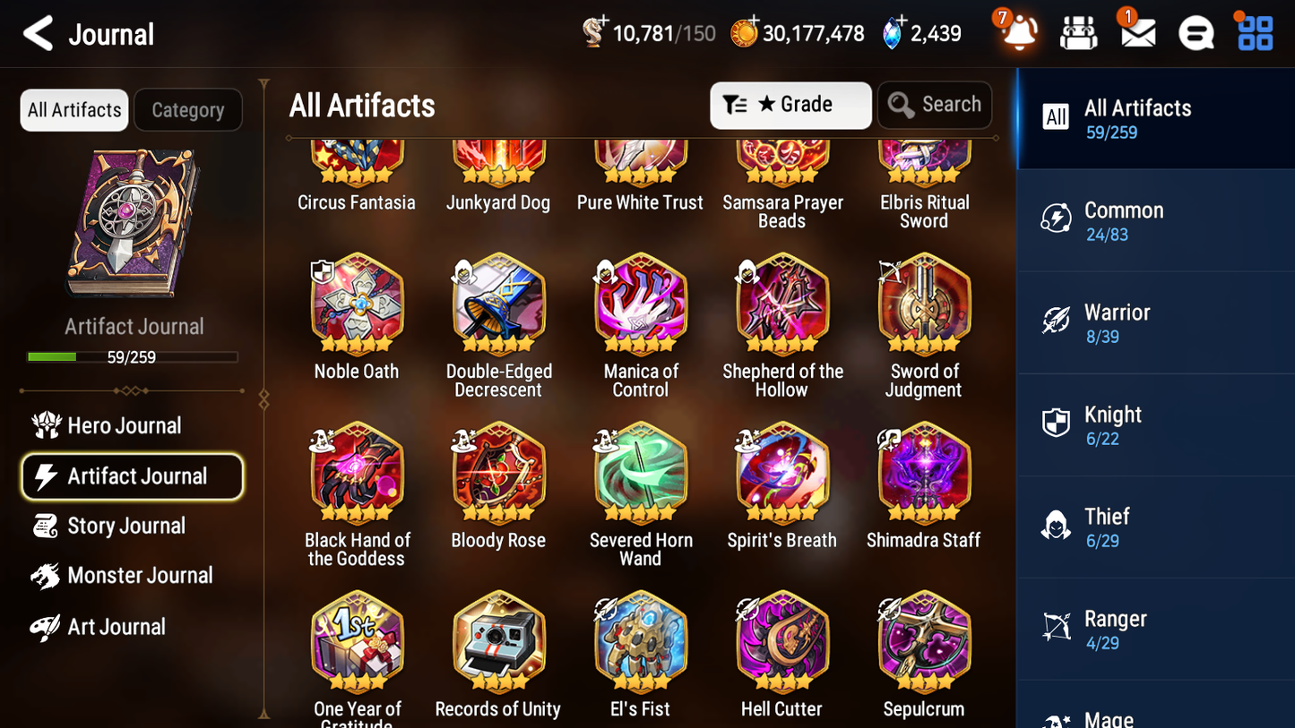 [GLOBAL] [INSTANT] Epic 7 Seven 1ML 3LIM Little Queen Charlotte Holiday Yufine Luna Diene + ML Mystics pulls + 20 Speed Aged Starter Account-Mobile Games Starter