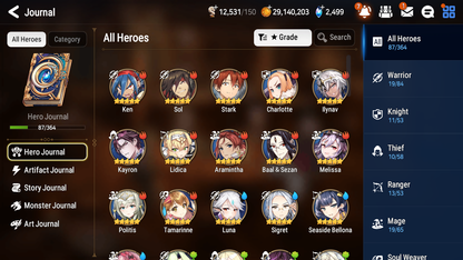 [GLOBAL] [INSTANT] Epic 7 Seven 1ML 3LIM Maid Chloe Fairytale Tenebria Seaside Bellona Luna + ML Mystics pulls + 20 Speed Aged Starter Account-Mobile Games Starter