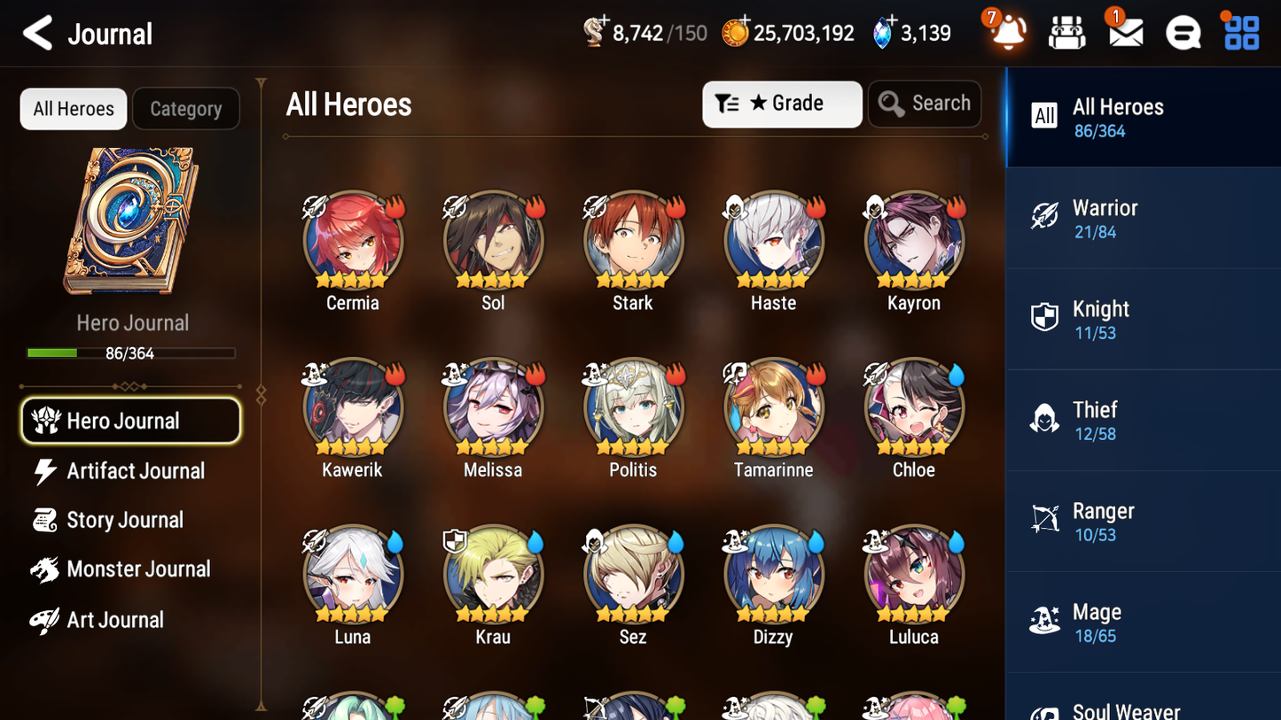 [GLOBAL] [INSTANT] Epic 7 Seven 1ML 3LIM Navy Captain Landy Rimuru Luna Dizzy + ML Mystics pulls + 20 Speed Aged Starter Account-Mobile Games Starter