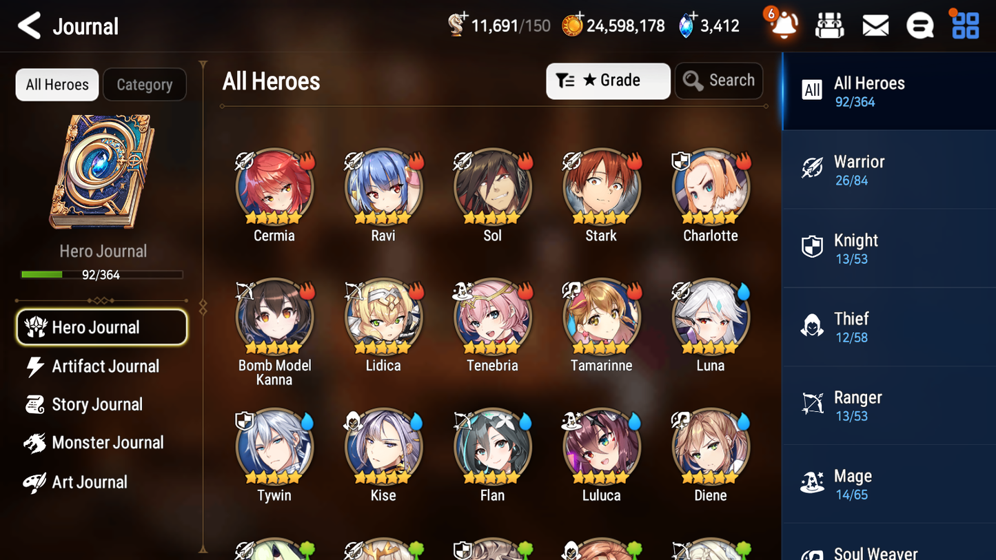 [GLOBAL] [INSTANT] Epic 7 Seven 1ML 3LIM New Moon Luna Baiken Diene double Luna + ML pulls Mystics+20 Speed Starter Account-Mobile Games Starter