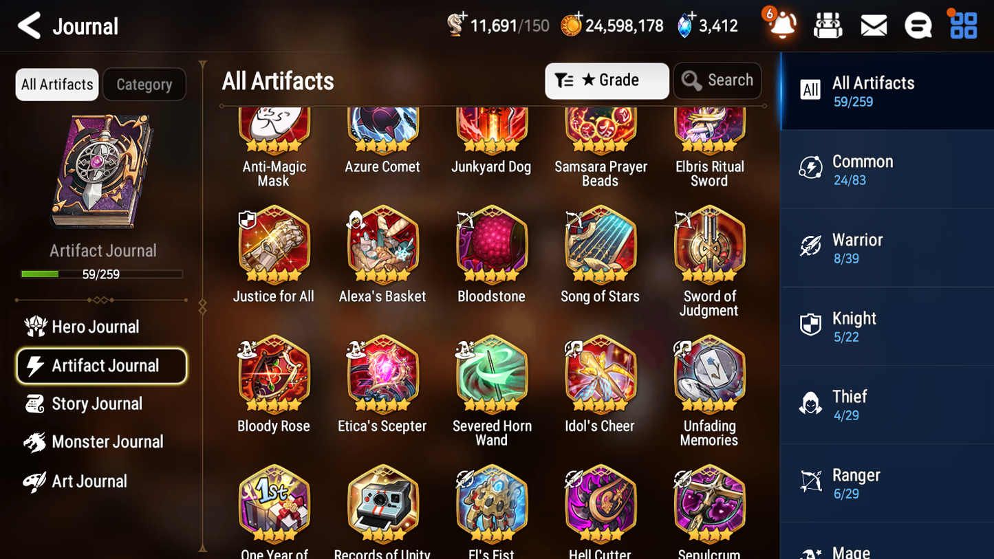 [GLOBAL] [INSTANT] Epic 7 Seven 1ML 3LIM New Moon Luna Baiken Diene double Luna + ML pulls Mystics+20 Speed Starter Account-Mobile Games Starter