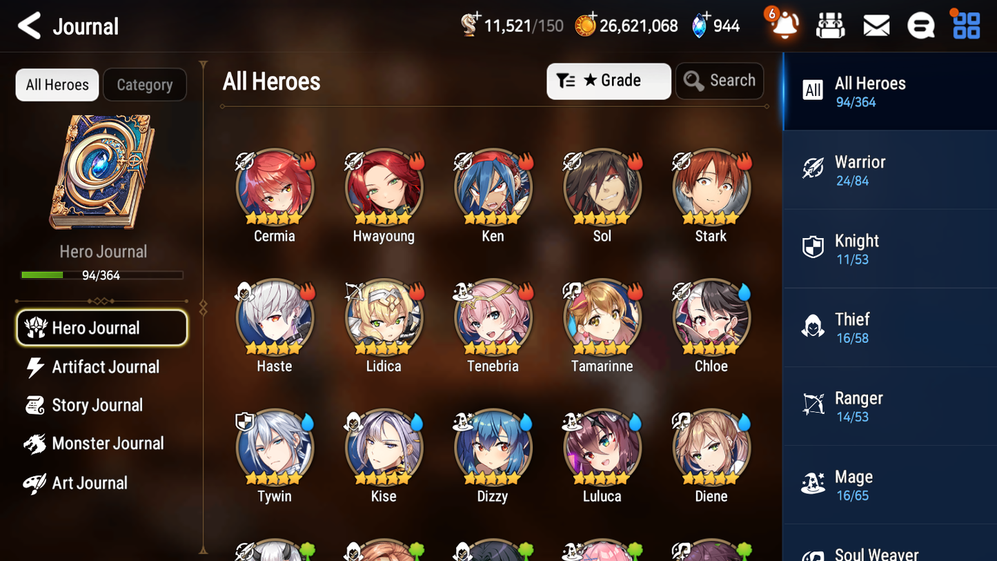 [GLOBAL] [INSTANT] Epic 7 Seven 1ML 3LIM Twisted Eidolon Kayron Dizzy Diene Baiken + ML pulls Mystics+20 Speed Starter Account-Mobile Games Starter