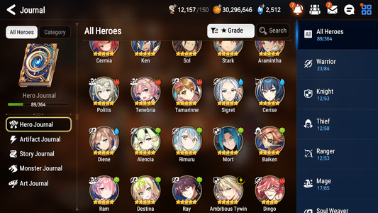 [GLOBAL] [INSTANT] Epic 7 Seven 1ML 4LIM Ambitious Tywin Rimuru Cerise Diene Baiken + ML Mystics pulls + 20 Speed Aged Starter Account-Mobile Games Starter
