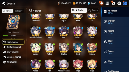 [GLOBAL] [INSTANT] Epic 7 Seven 1ML 4LIM Architect Laika Seaside Bellona Luna Dizzy Baiken+ ML pulls Mystics + 20 Speed Aged Starter Account-Mobile Games Starter