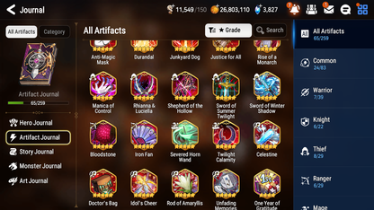 [GLOBAL] [INSTANT] Epic 7 Seven 1ML 4LIM Dark Corvus Dizzy Baiken Diene Cerise + ML pulls Mystics+20 Speed Starter Account-Mobile Games Starter