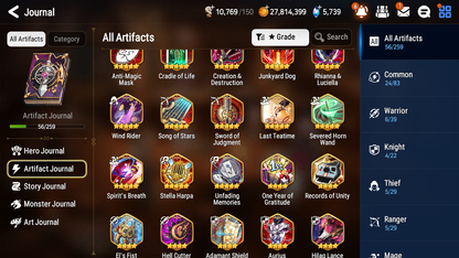 [GLOBAL] [INSTANT] Epic 7 Seven 1ML 4LIM Dragon Bride Senya Holiday Yufine Fairytale Tenebira Luna Diene + ML Mystics pulls + 20 Speed Aged Starter Account-Mobile Games Starter