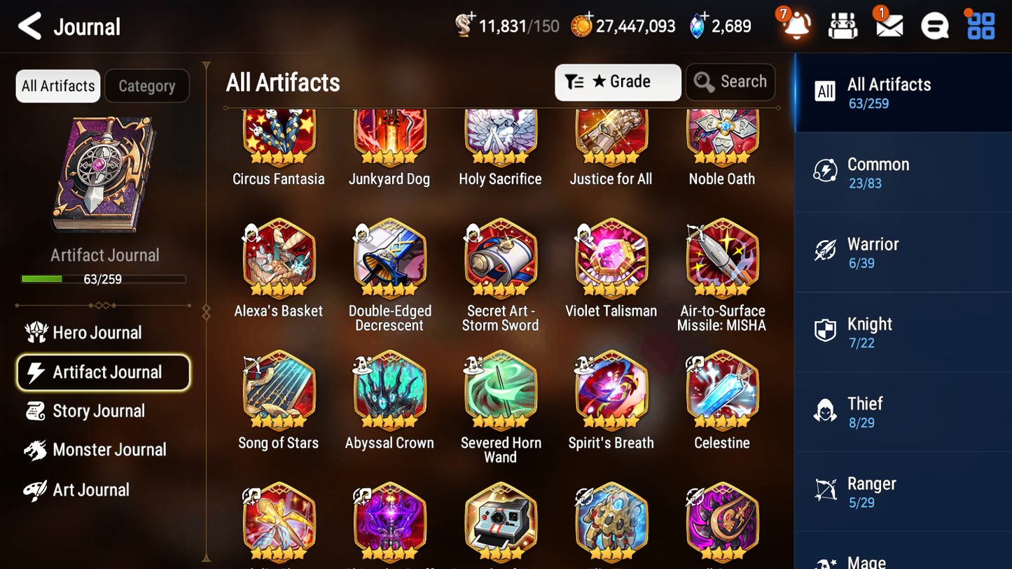 [GLOBAL] [INSTANT] Epic 7 Seven 1ML 4LIM Dragon King Sharun Seaside Bellona Dizzy Baiken Diene + ML pulls Mystics + 20 Speed Aged Starter Account-Mobile Games Starter