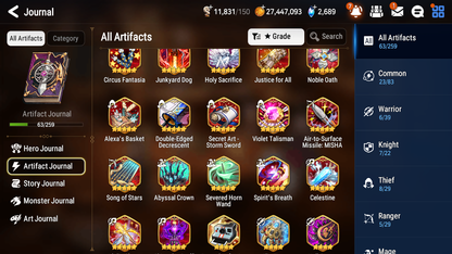 [GLOBAL] [INSTANT] Epic 7 Seven 1ML 4LIM Dragon King Sharun Seaside Bellona Dizzy Baiken Diene + ML pulls Mystics + 20 Speed Aged Starter Account-Mobile Games Starter