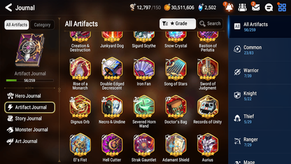 [GLOBAL] [INSTANT] Epic 7 Seven 1ML 4LIM Lone Wolf Peira Luna Fairytale Tenebria Diene Baiken + ML Mystics pulls + 20 Speed Aged Starter Account-Mobile Games Starter