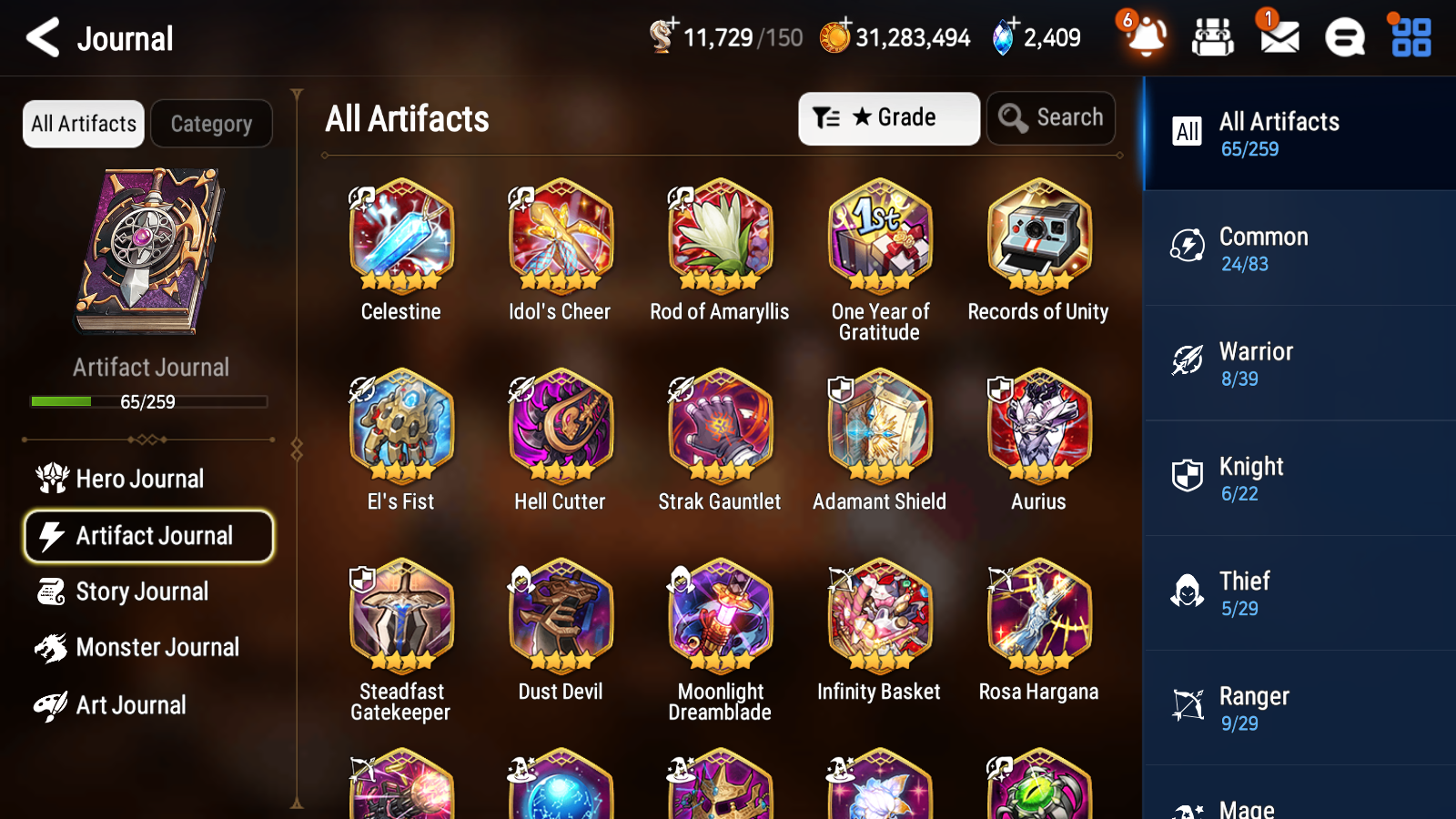 [GLOBAL] [INSTANT] Epic 7 Seven 1ML 4LIM Requiem Roana Holiday Yufine Luna Baiken Diene + ML Mystics pulls + 20 Speed Aged Starter Account-Mobile Games Starter