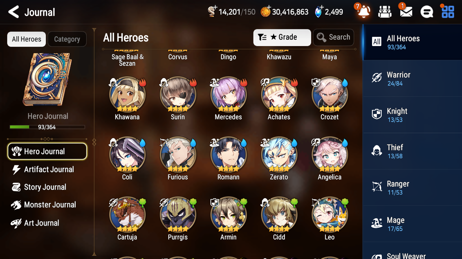 [GLOBAL] [INSTANT] Epic 7 Seven 1ML 4LIM Sage Baal Luna Seaside Bellona Dizzy Baiken + ML pulls Mystics + 20 Speed Aged Starter Account-Mobile Games Starter