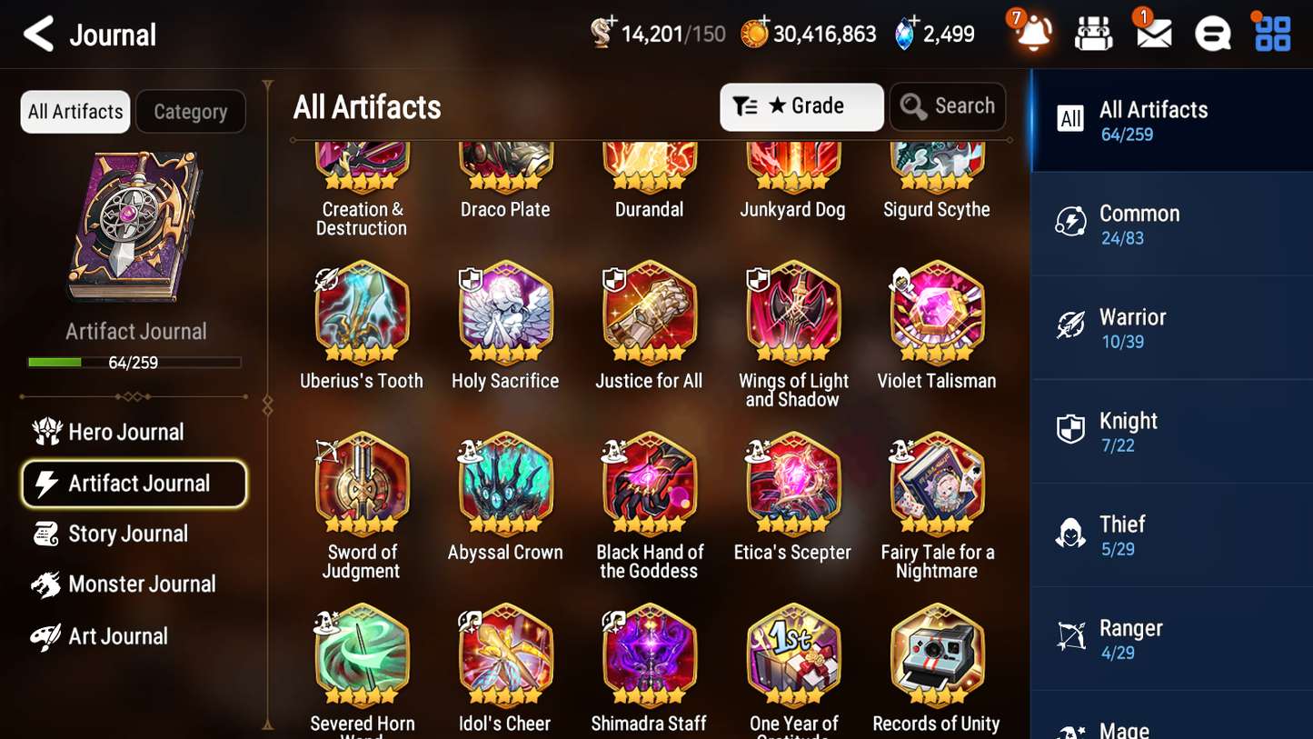 [GLOBAL] [INSTANT] Epic 7 Seven 1ML 4LIM Sage Baal Luna Seaside Bellona Dizzy Baiken + ML pulls Mystics + 20 Speed Aged Starter Account-Mobile Games Starter