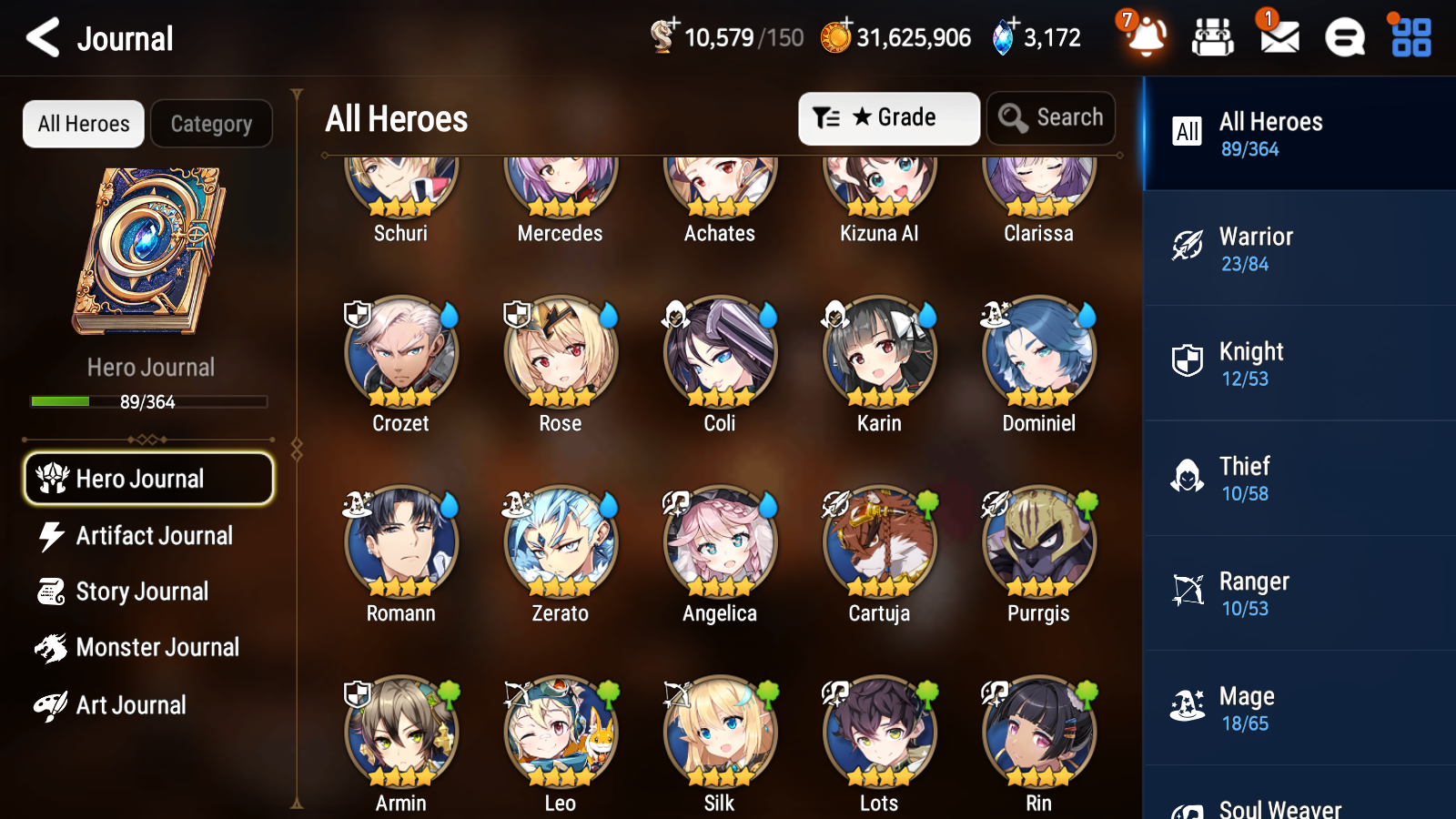 [GLOBAL] [INSTANT] Epic 7 Seven 1ML 4LIM Zio Fern Diene Fairytale Tenebria Luna + ML Mystics pulls + 20 Speed Aged Starter Account-Mobile Games Starter