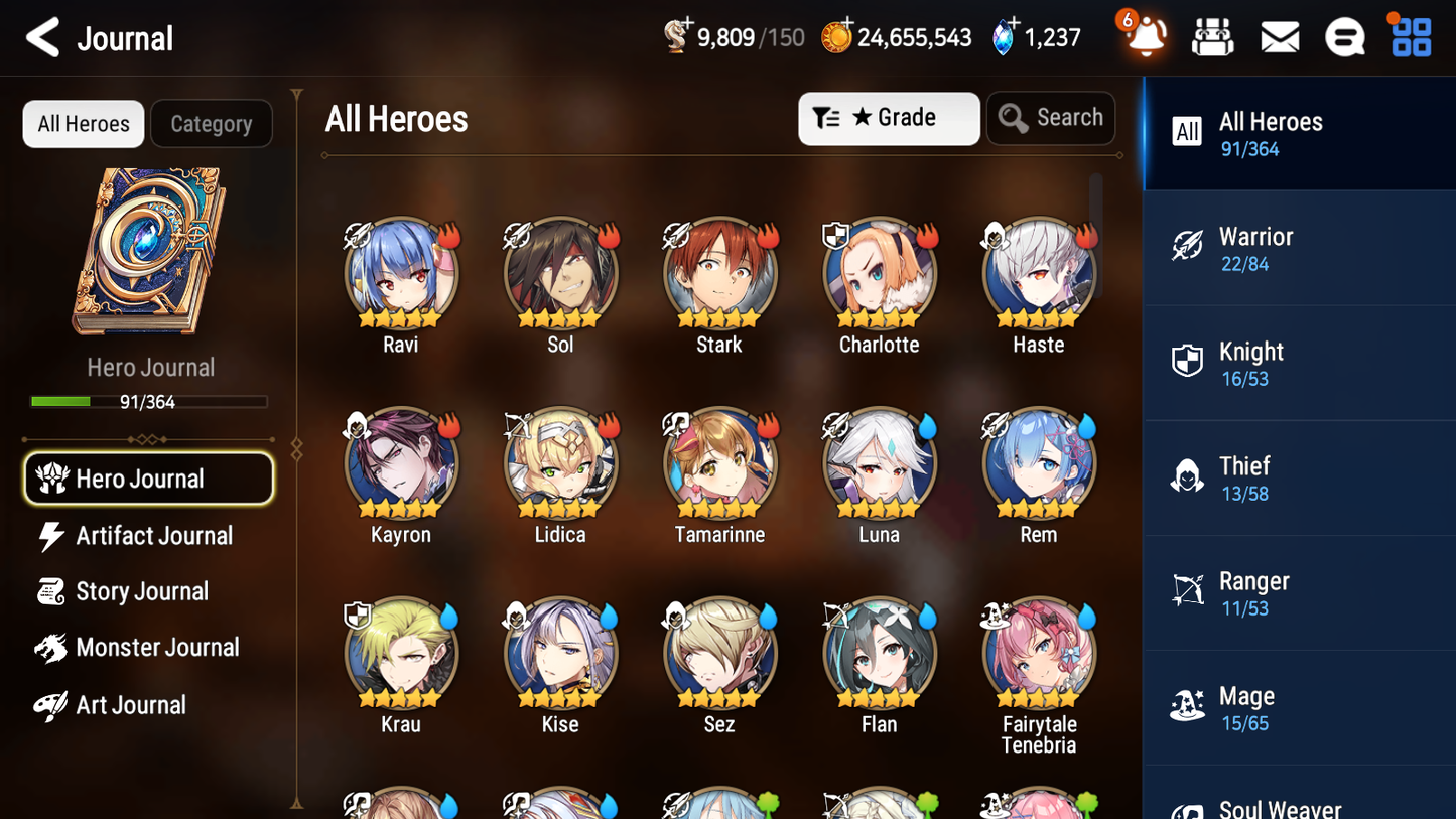 [GLOBAL] [INSTANT] Epic 7 Seven 1ML 5LIM Belian Rimuru Diene Fairytale Tenebria Luna Rem + ML pulls Mystics+20 Speed Starter Account-Mobile Games Starter