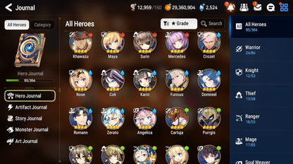 [GLOBAL] [INSTANT] Epic 7 Seven 1ML 5LIM Operator Sigret Fern Luna Seaside Bellona Dizzy Baiken + ML pulls Mystics + 20 Speed Aged Starter Account-Mobile Games Starter