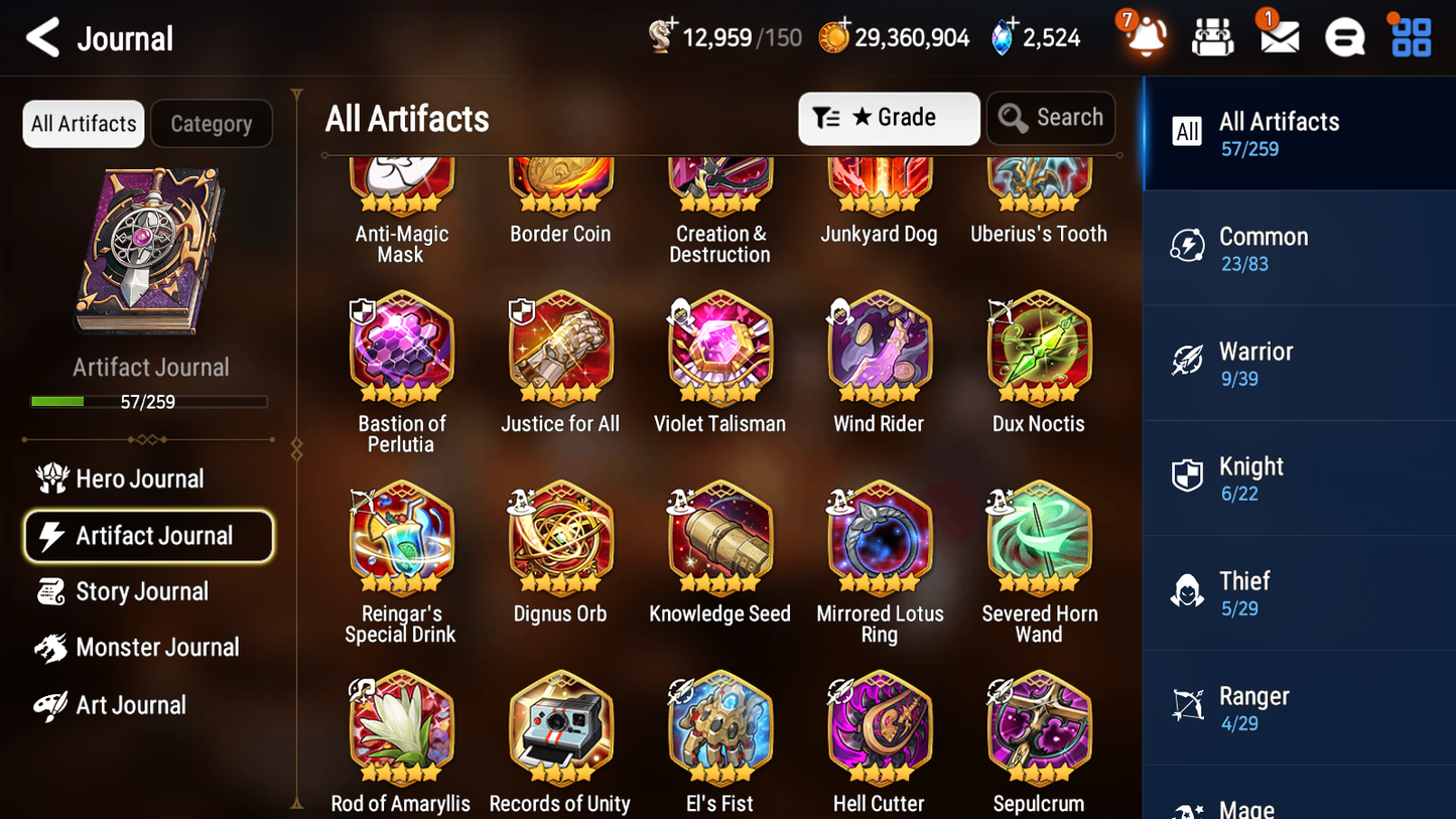 [GLOBAL] [INSTANT] Epic 7 Seven 1ML 5LIM Operator Sigret Fern Luna Seaside Bellona Dizzy Baiken + ML pulls Mystics + 20 Speed Aged Starter Account-Mobile Games Starter