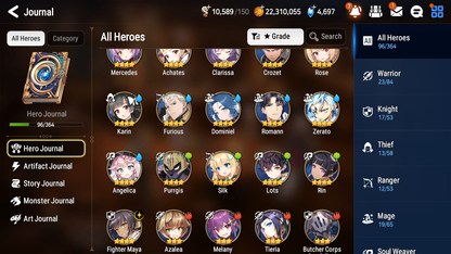[GLOBAL] [INSTANT] Epic 7 Seven 2ML 1LIM Apocalypse Ravi Last Rider Krau Luna + ML Mystics pulls + 20 Speed Aged Starter Account-Mobile Games Starter