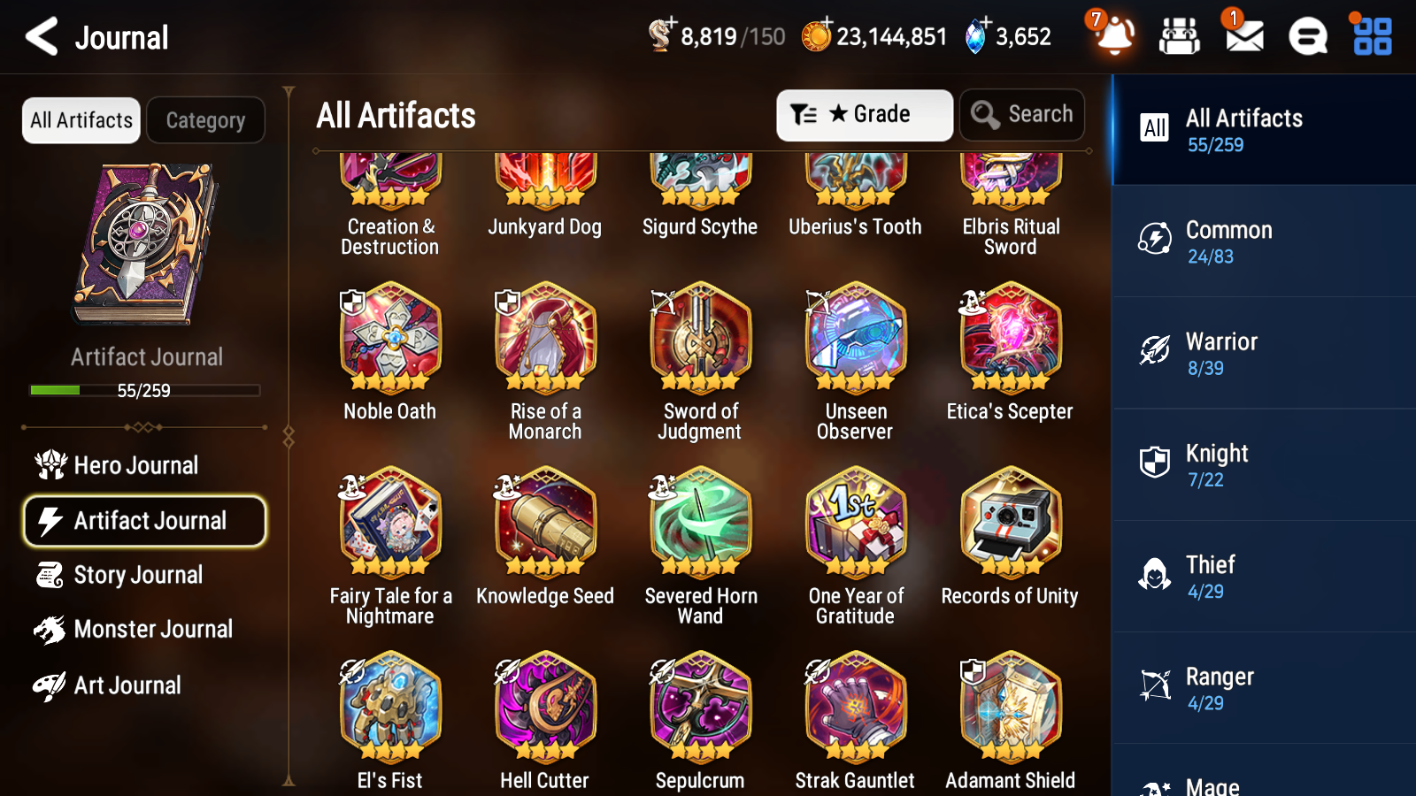 [GLOBAL] [INSTANT] Epic 7 Seven 2ML 1LIM Briar Witch Iseria Specimen Sez Seaside Bellona + ML pulls Mystics + 20 Speed Aged Starter Account-Mobile Games Starter