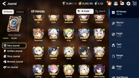 [GLOBAL] [INSTANT] Epic 7 Seven 2ML 1LIM Judge Kise Fallen Cecilia Luna + ML Mystics pulls + 20 Speed Aged Starter Account-Mobile Games Starter