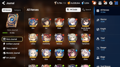 [GLOBAL] [INSTANT] Epic 7 Seven 2ML 2LIM Apocalypse Ravi Mediator Mediator Dizzy Baiken + ML pulls Mystics + 20 Speed Aged Starter Account-Mobile Games Starter