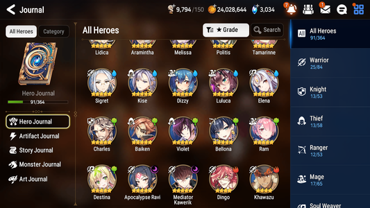 [GLOBAL] [INSTANT] Epic 7 Seven 2ML 2LIM Apocalypse Ravi Mediator Mediator Dizzy Baiken + ML pulls Mystics + 20 Speed Aged Starter Account-Mobile Games Starter