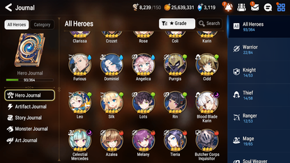 [GLOBAL] [INSTANT] Epic 7 Seven 2ML 2LIM Archdemon's Shadow Specter Tenebria Fairytale Tenebria Summertime Iseria+ ML pulls Mystics + 20 Speed Aged Starter Account-Mobile Games Starter