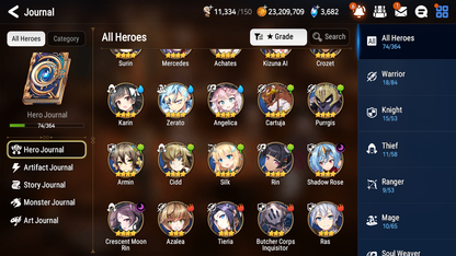 [GLOBAL] [INSTANT] Epic 7 Seven 2ML 2LIM Dragon Bride Senya Apocalypse Ravi Cerise Summertime Iseria + ML pulls + 20 Speed Starter Account-Mobile Games Starter