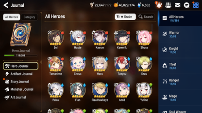 [GLOBAL] [INSTANT] Epic 7 Seven 2ML 2LIM Haru+Artifact Belian Conqueror Lilias Amid + 54ML pulls + 3x 20 Speed + Luna Skin Starter Account-Mobile Games Starter