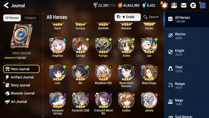 [GLOBAL] [INSTANT] Epic 7 Seven 2ML 2LIM Landy Rem Ambitious Tywin Maid Chloe + 42ML pulls mystics + 20 Speed +Name Starter Account-Mobile Games Starter